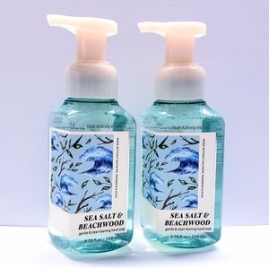 Bath & Body Works SEA SALT & BEACHWOOD Gentle & Clean Foaming Hand Soap (2 Pcs)